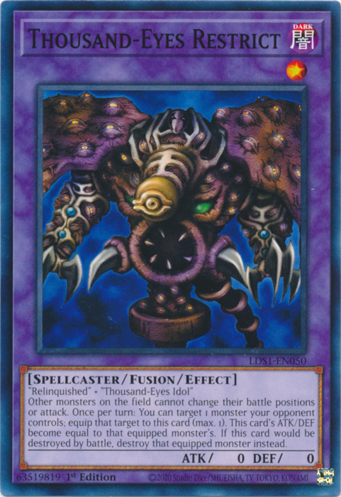 Thousand-Eyes Restrict (LDS1-EN050) [Legendary Duelists: Season 1]