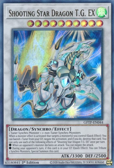 Shooting Star Dragon T.G. EX (GFTP-EN044) [Ghosts From the Past]