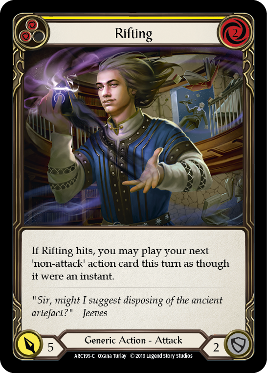 Rifting (Yellow) (ARC195) [Arcane Rising]