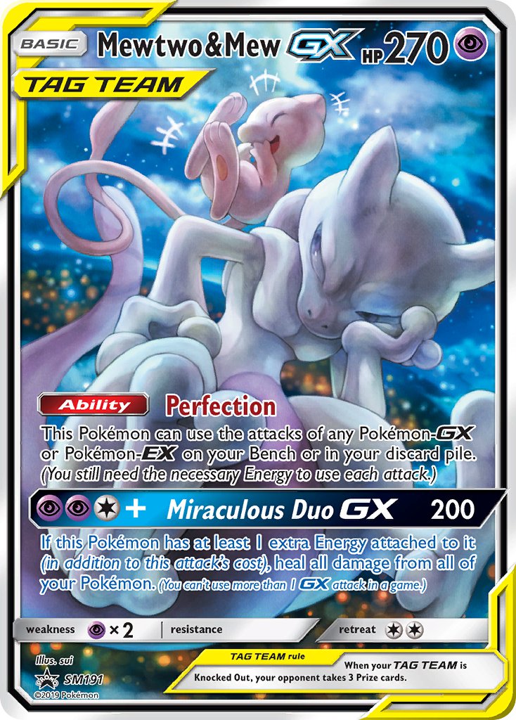 Mewtwo & Mew GX - SM191 (SM191) [SM Promos]