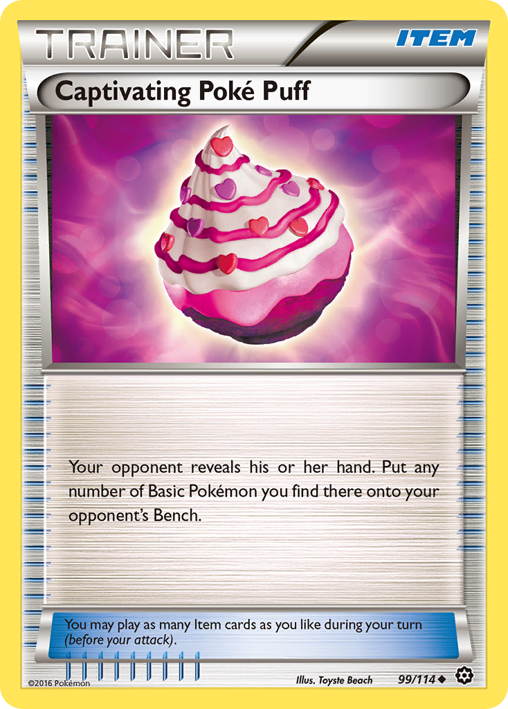 Captivating Poke Puff (99/114) [XY - Steam Siege]