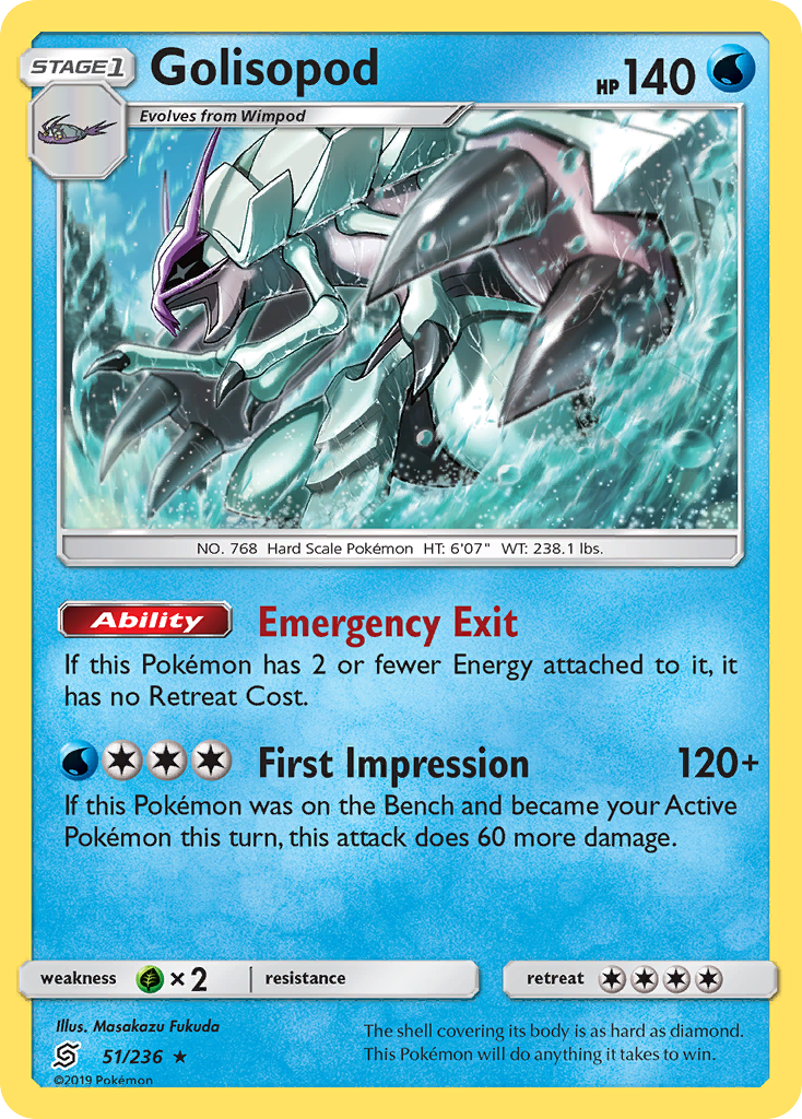 Golisopod (51/236) [SM - Unified Minds]