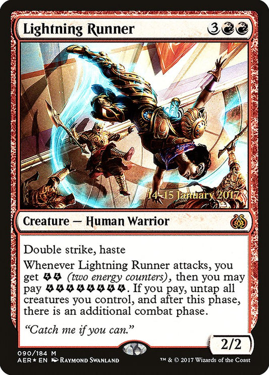 Lightning Runner  [Aether Revolt Prerelease Promos]