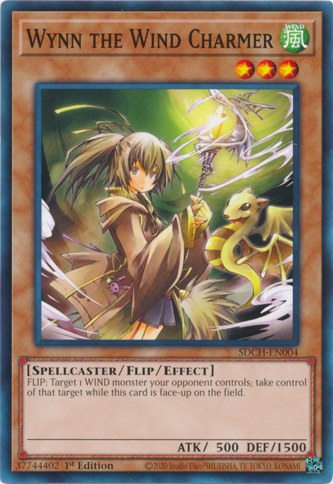 Wynn the Wind Charmer (SDCH-EN004) [Structure Deck: Spirit Charmers]