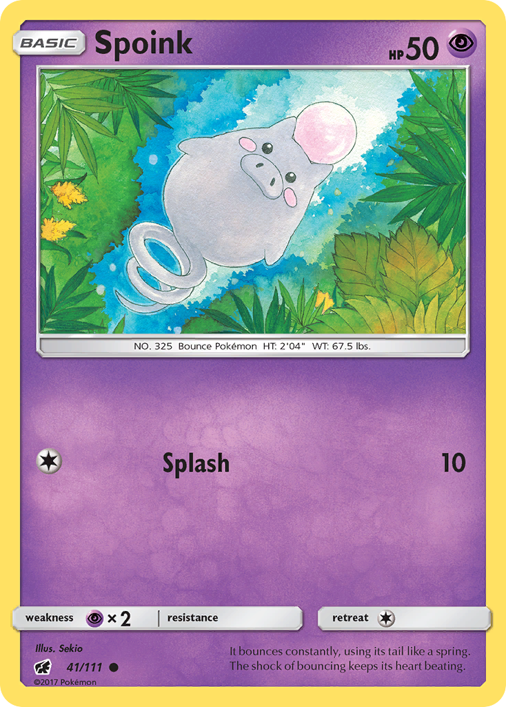 Spoink (41/111) [SM - Crimson Invasion]