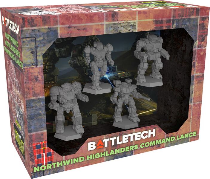 BattleTech: Miniature Force Pack - Northwind Highlanders Command Lance