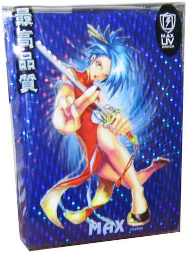 Max Gloss BLUE Holo KUNG FU GIRL - Sleeves - Standard Size - 50ct