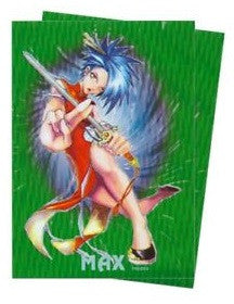 Max Gloss GREEN Holo KUNG FU GIRL - Sleeves - Standard Size - 50ct