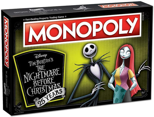 The Nightmare Before Christmas 25th Anniversary Monopoly