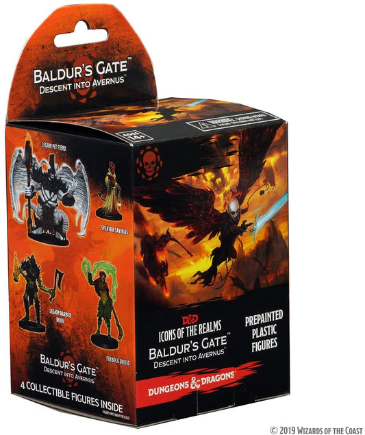 Dungeons & Dragons Fantasy Miniatures: Icons of the Realms Set 12 Baldur`s Gate Descent into Avernus Booster