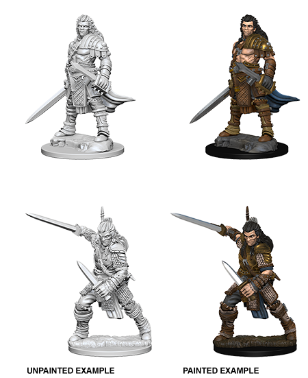 PATHFINDER: DEEP CUTS UNPAINTED MINIATURES W1 MALE HUMAN FIGHTER