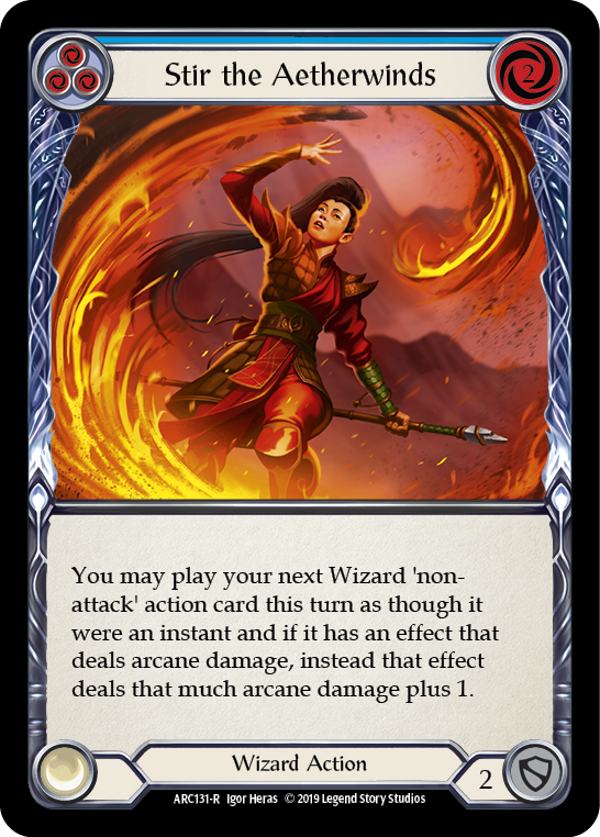 Stir the Aetherwinds (Blue) (ARC131) [Arcane Rising]