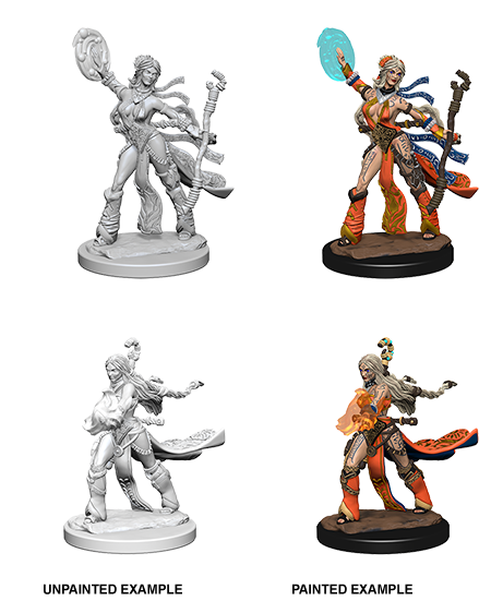 PATHFINDER: DEEP CUTS UNPAINTED MINIATURES W1 FEMALE HUMAN SORCERER