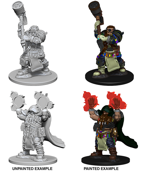 Dungeons & Dragons Nolzur's Marvelous Miniature Dwarf Male Cleric