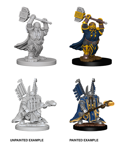 Dungeons & Dragons Nolzur`s Marvelous Unpainted Miniatures: W4 Dwarf Male Paladin