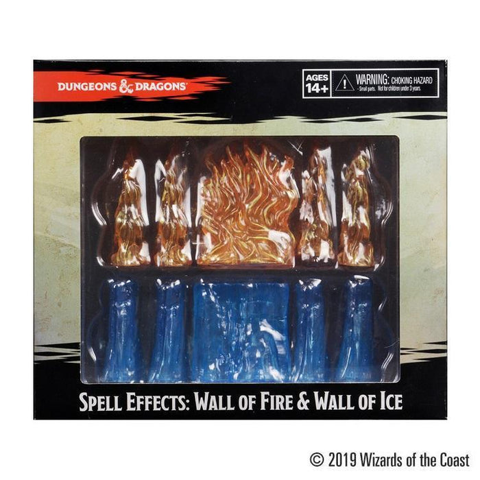 DUNGEONS AND DRAGONS: SPELL EFFECTS MINIATURES - WALL OF FIRE AND WALL OF ICE