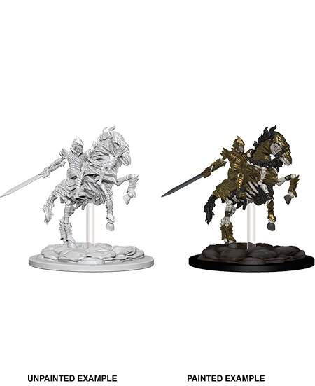 PATHFINDER: DEEP CUTS UNPAINTED MINIATURES W5 SKELETON KNGHT AND HORSE