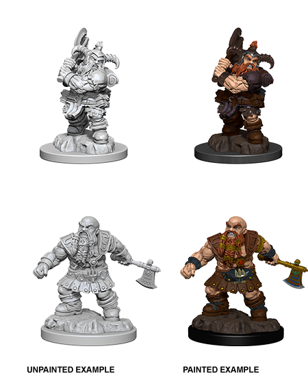 Dungeons & Dragons Nolzur`s Marvelous Unpainted Miniatures: W6 Dwarf Male Barbarian