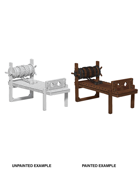 WizKids Deep Cuts Unpainted Miniatures: W6 Torture Rack