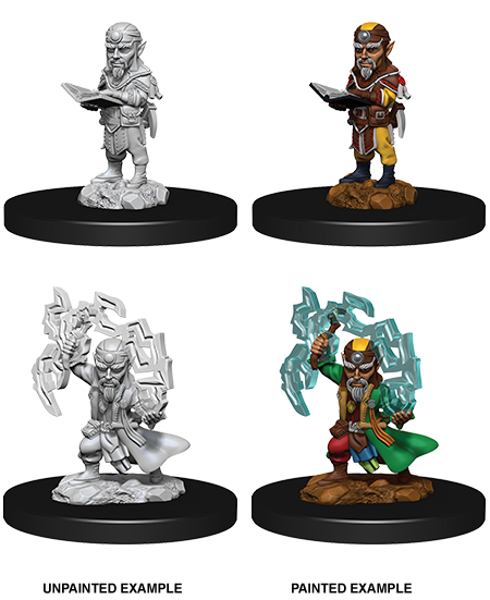 Pathfinder Deep Cuts Unpainted Miniatures: W09 Male Gnome Sorcerer