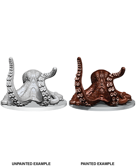 WizKids Deep Cuts Unpainted Miniatures: W9 Giant Octopus