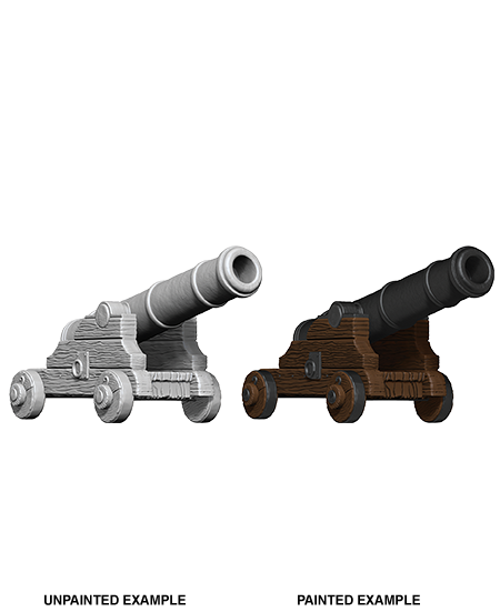 WizKids Deep Cuts Unpainted Miniatures: W9 Cannons