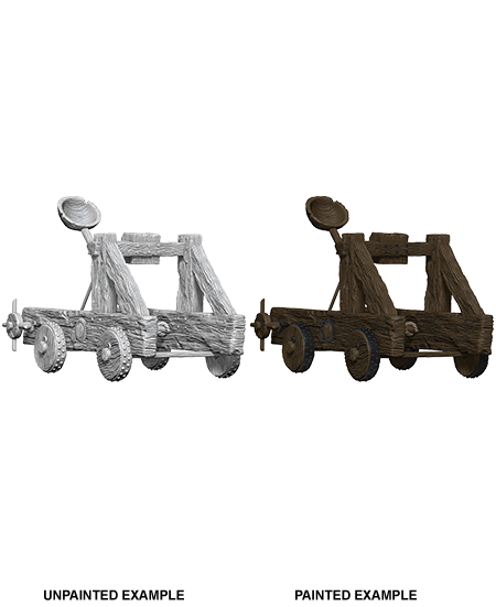 WIZKIDS DEEP CUTS UNPAINTED MINIATURES -W9-CATAPULT