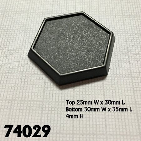 1 Inch Plastic Hex (20)
