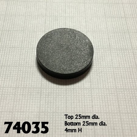 1 Inch Stnd RPG Base Plastic