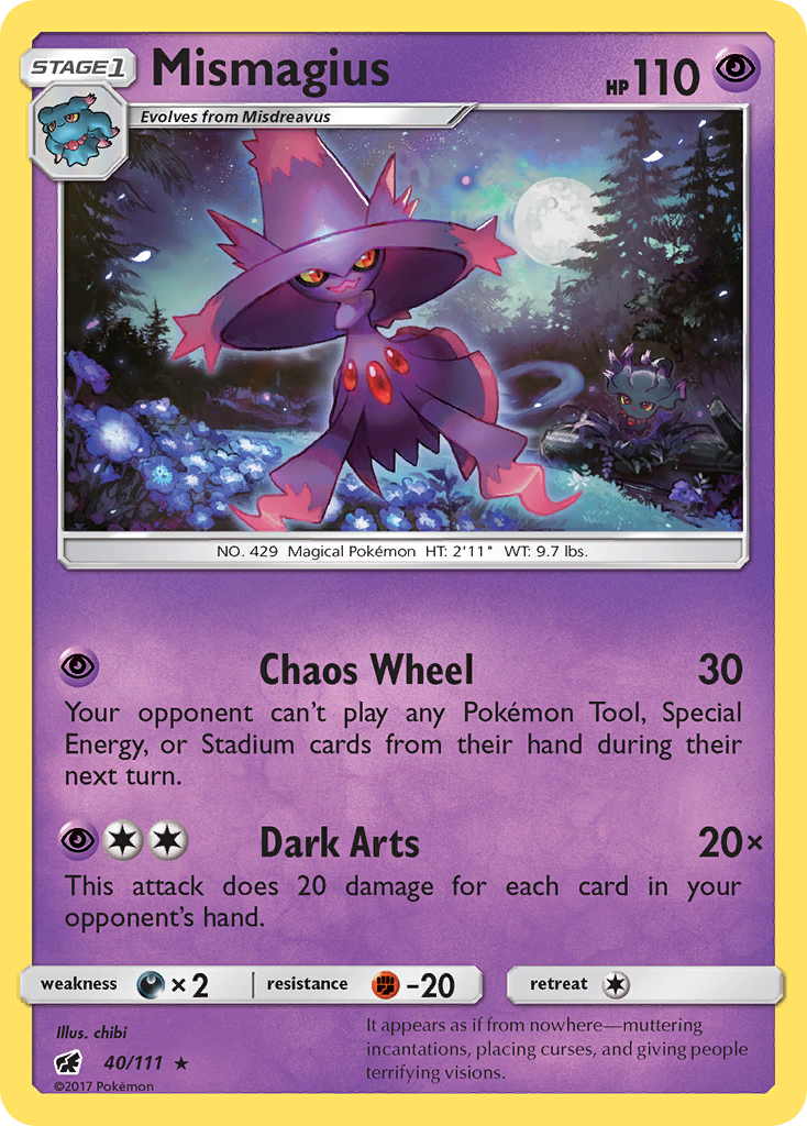 Mismagius (40/111) [SM - Crimson Invasion]