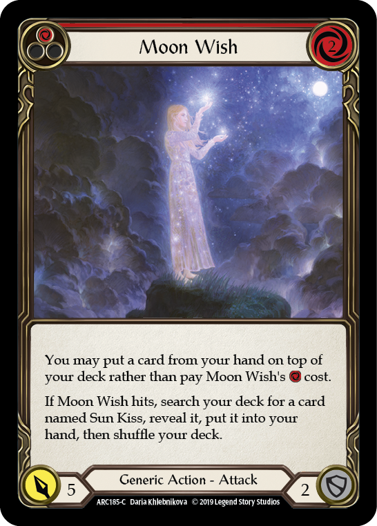 Moon Wish (Red) (ARC185) [Arcane Rising]