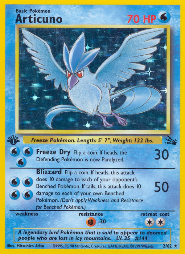Articuno (2) (02/62) [Fossil]