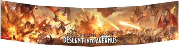 DUNGEONS AND DRAGONS: Baldur's Gate Descent into Avernus - GAME MASTER SCREEN