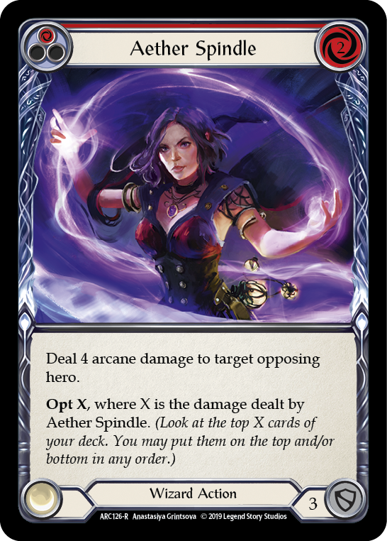 Aether Spindle (Red) (ARC126) [Arcane Rising]