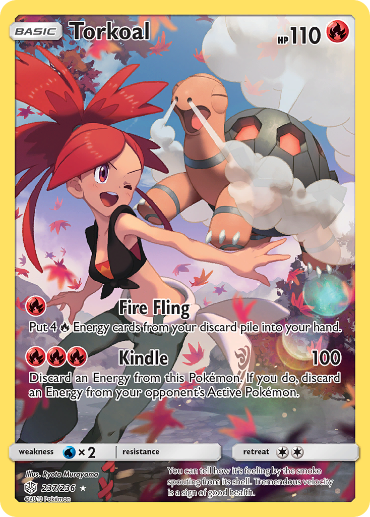 Torkoal (Secret) (237/236) [SM - Cosmic Eclipse]