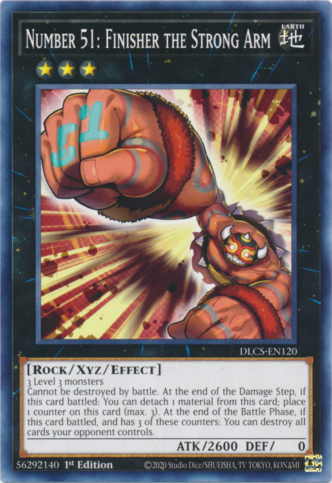 Number 51: Finisher the Strong Arm (DLCS-EN120) [Dragons of Legend: The Complete Series]