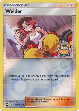 Welder - 189a/214 (Regional Championships) (189a/214) [League & Championship Cards]