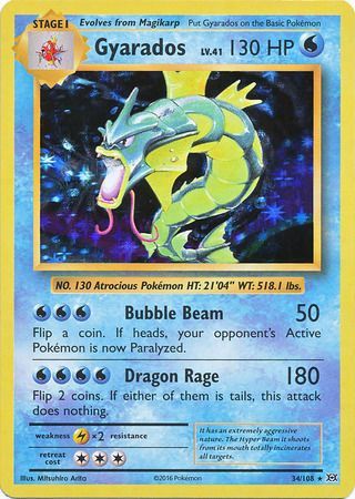 Gyarados (34/108) [XY - Evolutions]