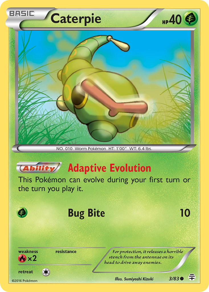 Caterpie (3/83) [Generations]