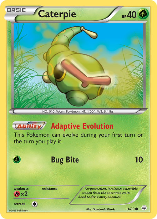 Caterpie (3/83) [XY: Generations]