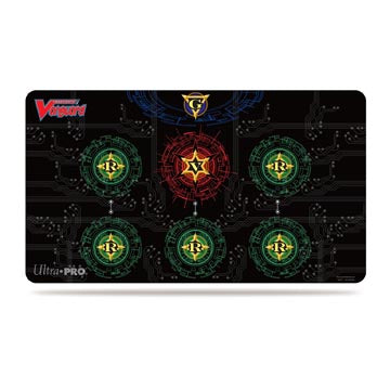 Ultra PRO Play Mat Base Red on Black Playmat for Cardfight!! Vanguard