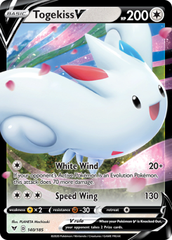 Togekiss V (140/185) [SWSH04: Vivid Voltage]
