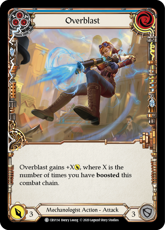 Overblast (Blue) (CRU114) [Crucible of War]