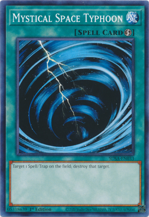 Mystical Space Typhoon (SDSA-EN033) [Structure Deck: Sacred Beasts]