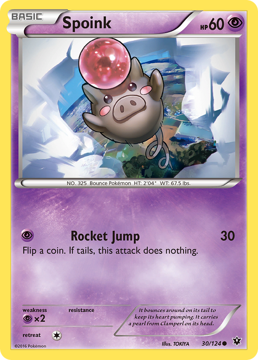 Spoink (30/124) [XY: Fates Collide]