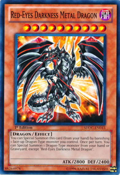 Red-Eyes Darkness Metal Dragon [SDDC-EN013] Common — Darkhold Games