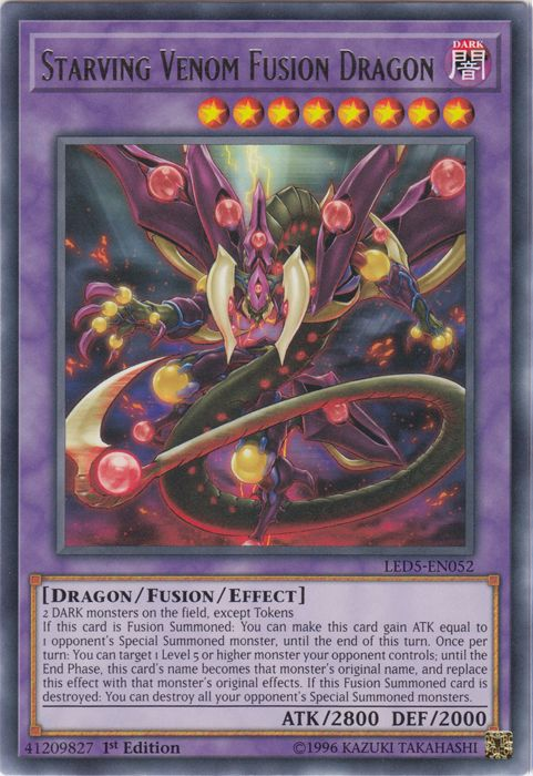 Starving Venom Fusion Dragon (LED5-EN052) [Legendary Duelists: Immortal Destiny]