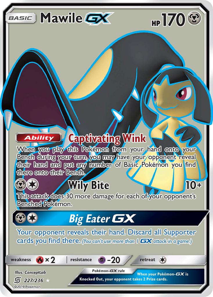 Mawile GX (Full Art) (227/236) [SM - Unified Minds]