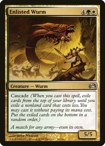Enlisted Wurm [Planechase 2012]