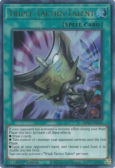 Triple Tactics Talent (MP21-EN143) [2021 Tin of Ancient Battles]